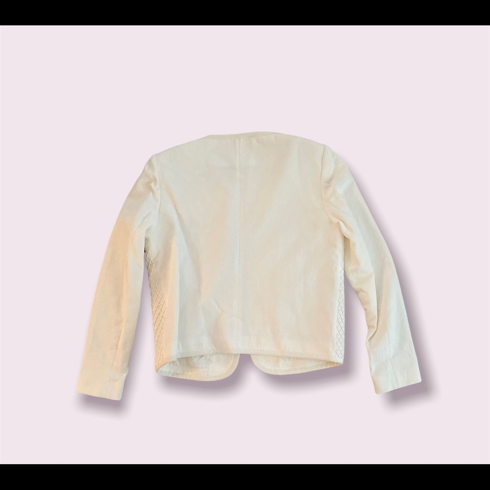 NWT - Cropped Crochet Jacket, size large - Picture 3 of 4